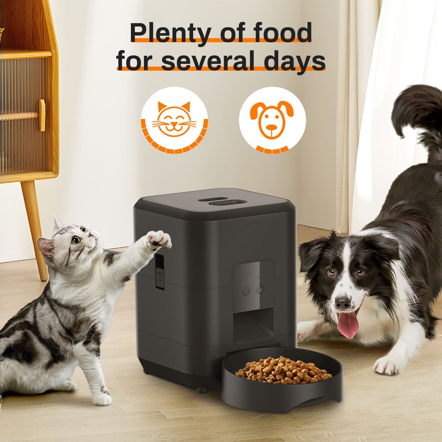 Smart Schedule Auto Pet Feeder