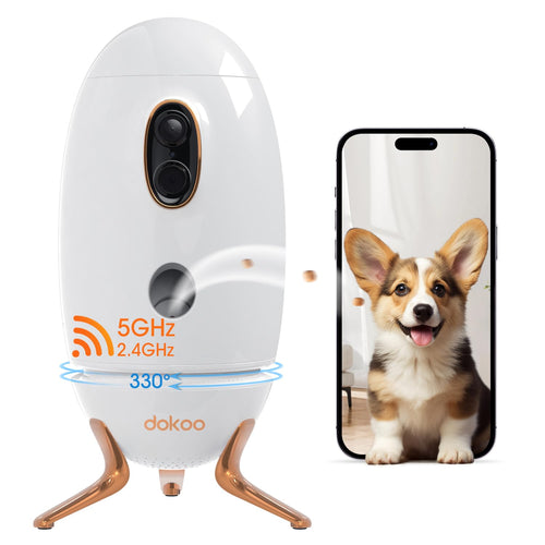 Pet Peek & Treat Cam 2K HD 330° Night Vision